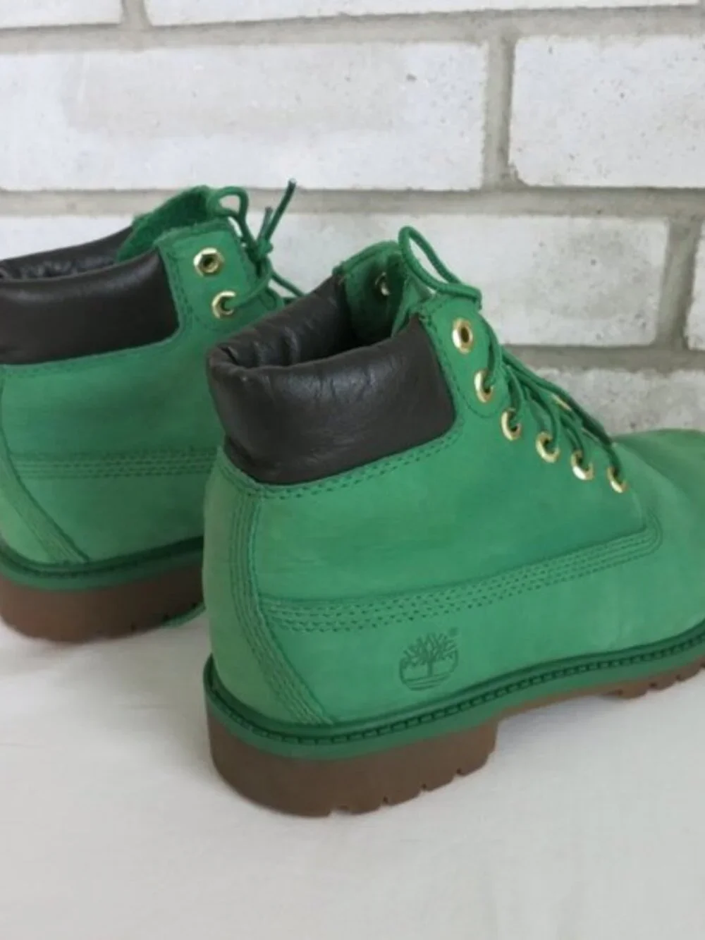 Timberland Nubuck Leather High Top Hiking Outdoor Footwear Kid's Child's Boots 3